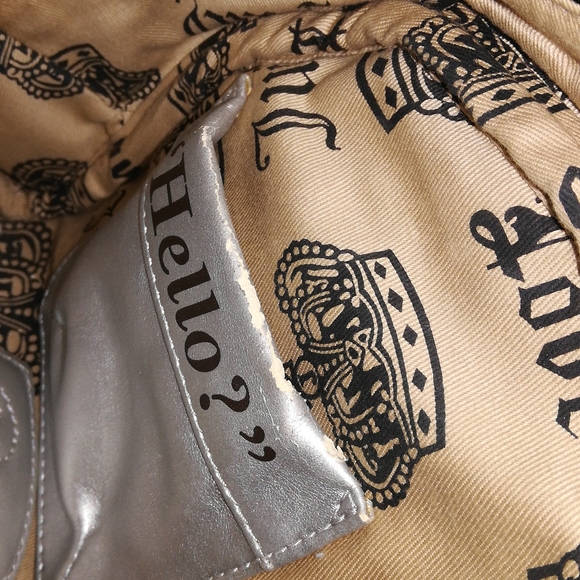 JUICY COUTURE velour satchel purse - Picture 10 of 11